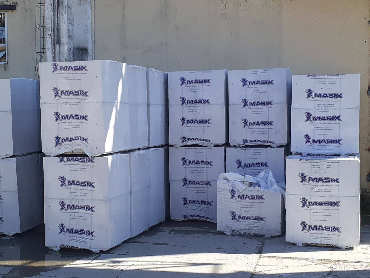 Газобетон Masix D500 625х150х250 мм фото 8