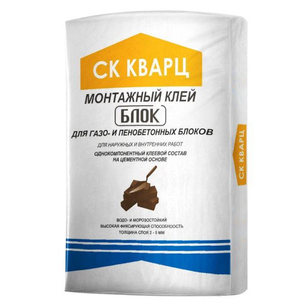 Монтажный клей БЛОК ГОСТ СК Кварц, 40 кг