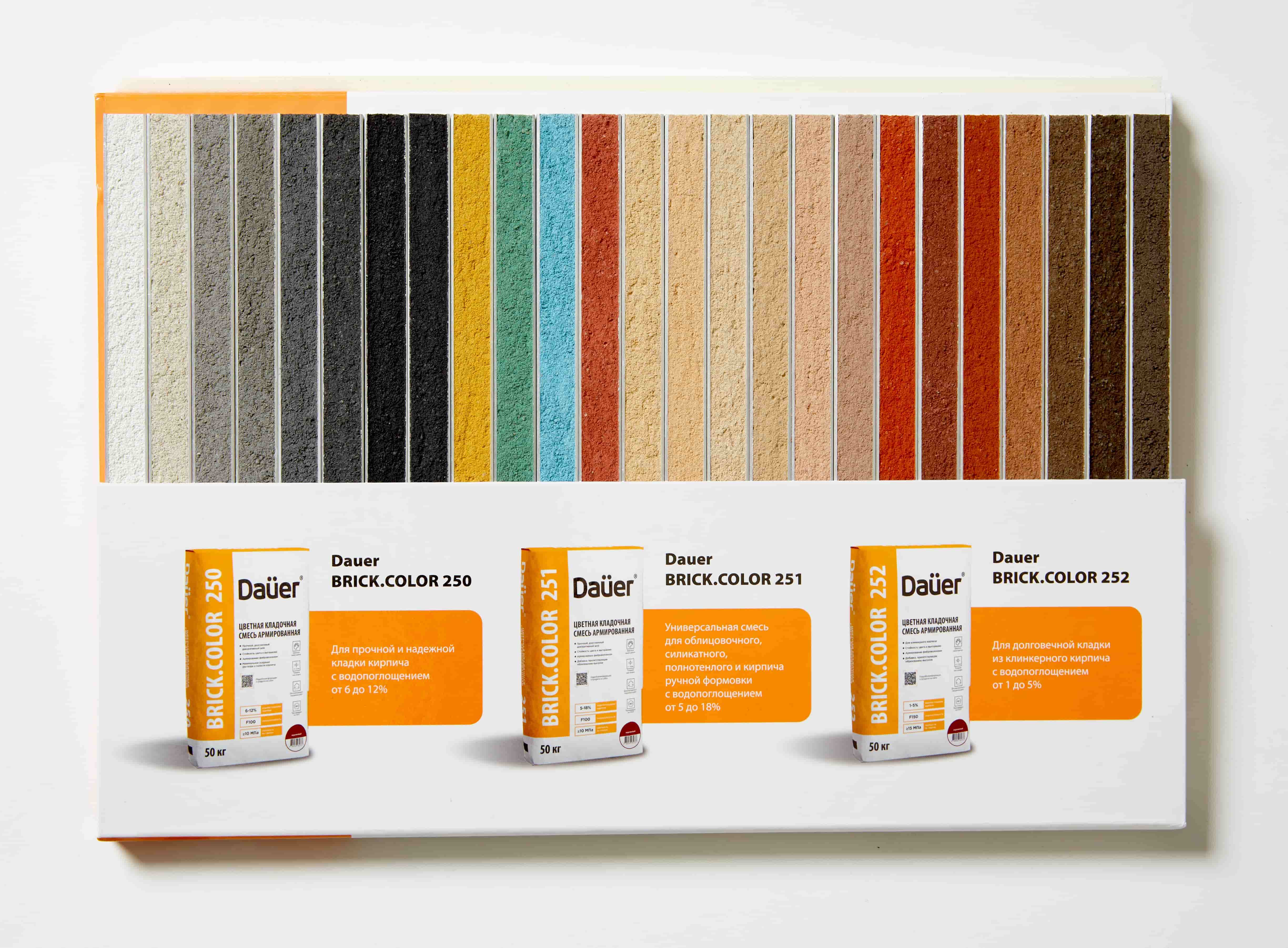 Цветная кладочная смесь армированная DAUER BRICK.COLOR 250 графитовый, 50 кг фото 3
