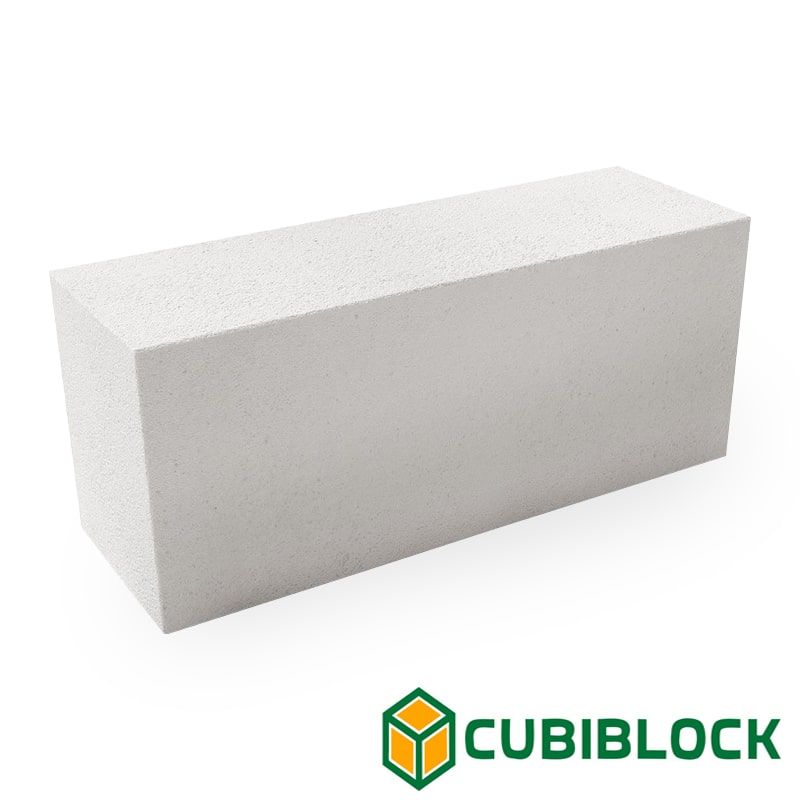 Газобетонный блок стеновой Cubi Block D600 625х250х250 B5.0
